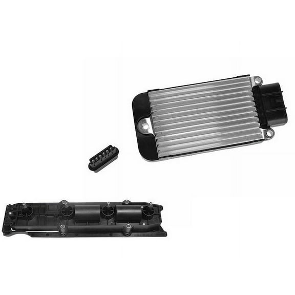 Ignition Coil and Control Module Kit 2 Piece - Compatible with 2002 - 2005 Pontiac Sunfire 2.2L 4-Cylinder VIN F 2003 2004