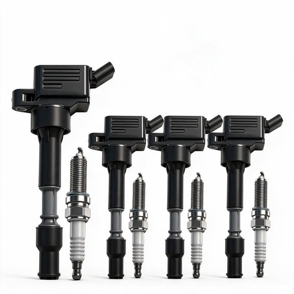 Ignition Coil and Iridium Plug Kit for 2017-2020 Kia Optima Hybrid 2.0L L4 Direct Replacement