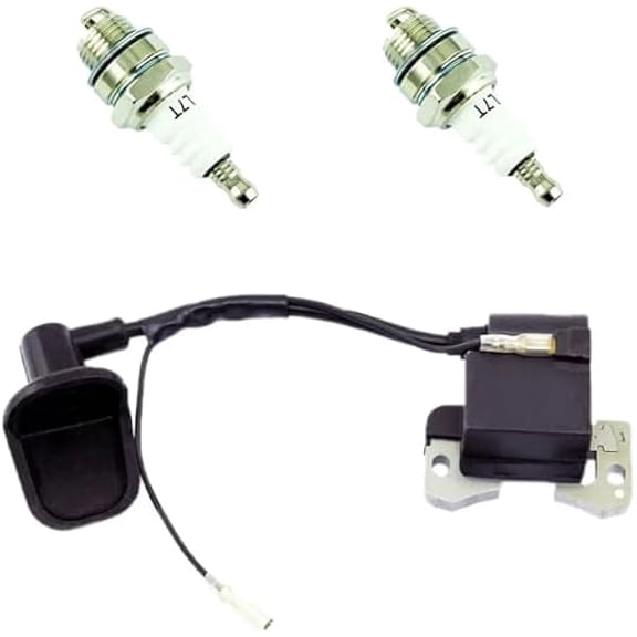 Ignition Coil and L7T Spark Plug Kit for 2-Stroke 33–50cc Engines, Fits Mini Moto Dirt Pocket Bike Scooter Kids Quad ATV Minimoto