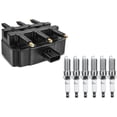 thumbnail image 1 of Ignition Coil and Spark Plug Kit 1 - Compatible with 2005 - 2008 Chrysler Pacifica 3.8L V6 2006 2007, 1 of 2