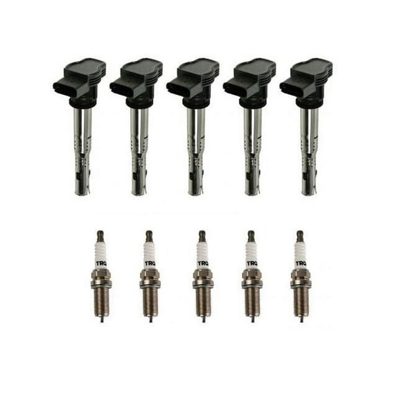 Ignition Coil and Spark Plug Kit 10 Piece - Compatible with 2006 - 2009 Volkswagen Rabbit 2007 2008