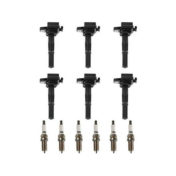 Ignition Coil and Spark Plug Kit 12 Piece - Compatible with 1994 - 1995 Toyota Camry 3.0L V6