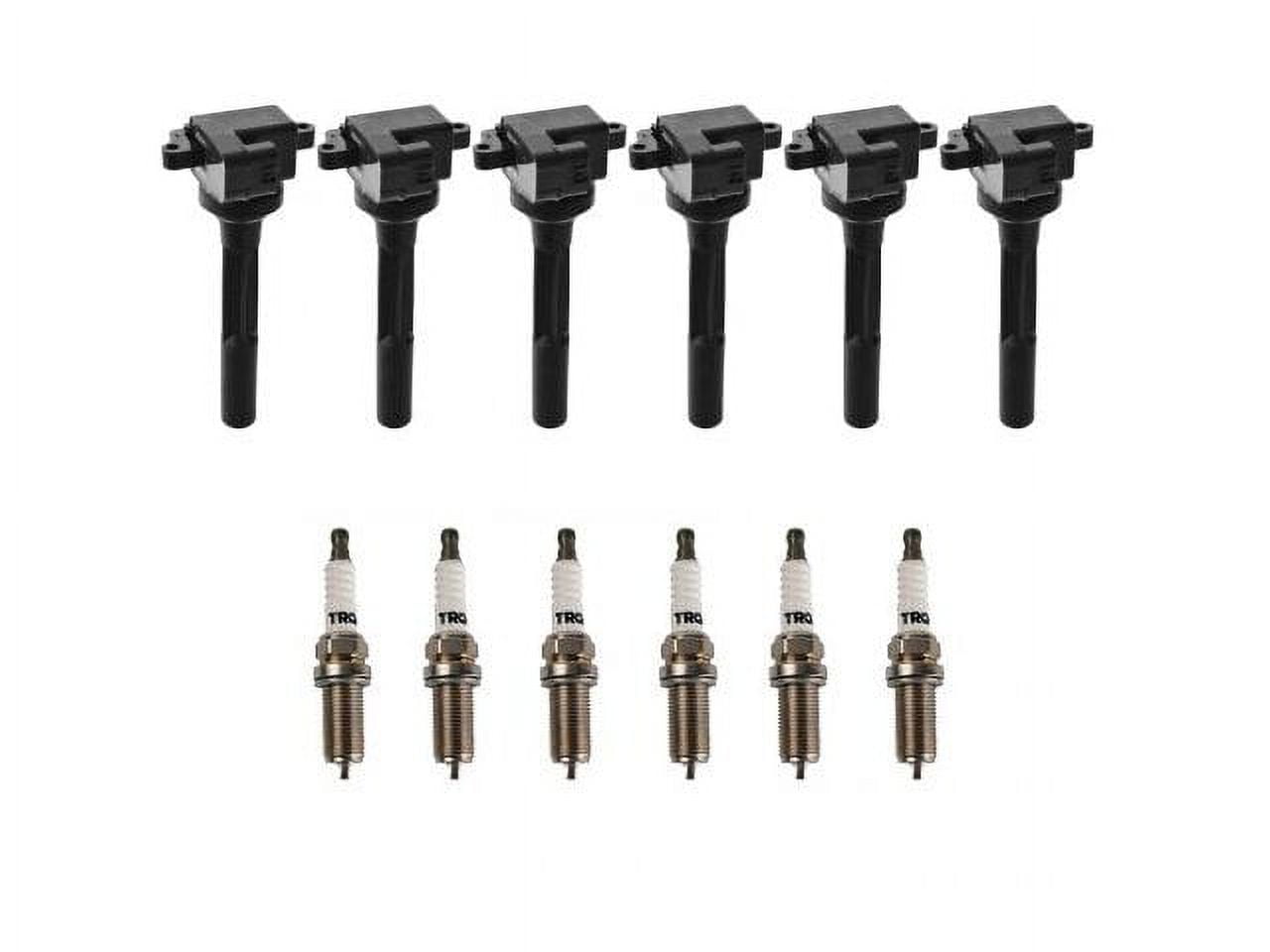 Ignition Coil and Spark Plug Kit 12 Piece Compatible with 1996 1997