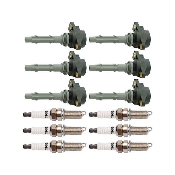 Ignition Coil and Spark Plug Kit 12 Piece - Compatible with 2006 - 2009 Mercedes-Benz CLK350 2007 2008