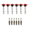 thumbnail interactive-video image 1 of Kintop Ignition Coils & Iridium Spark Plugs Kit – For Audi A3 1.8L 2.0L 2015-2016 & More – UF716, UF765, 06J905110D – 4 Coils + 4 Plugs 1 of 2