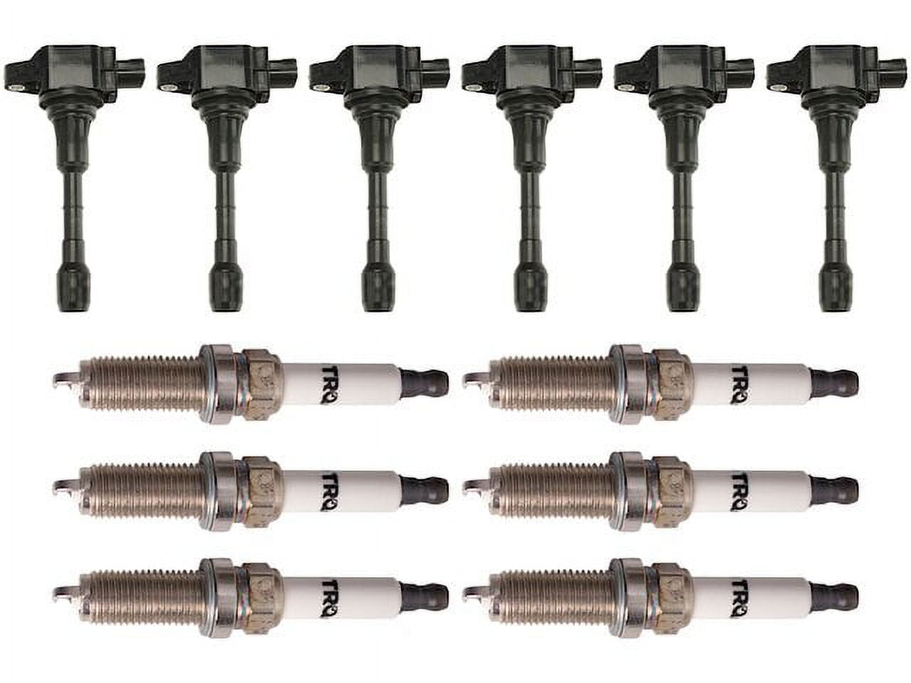 Ignition Coil and Spark Plug Kit 12Piece Compatible with 2009