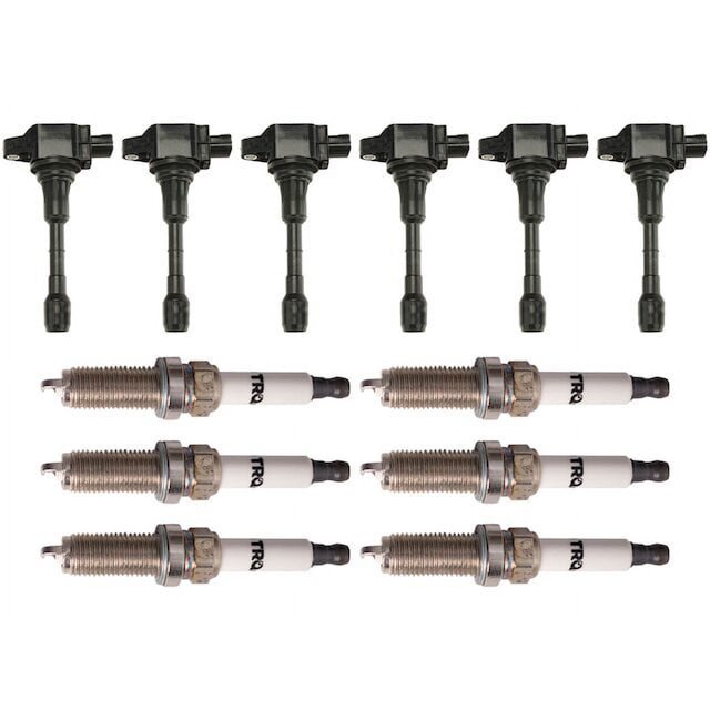 Ignition Coil and Spark Plug Kit 12Piece Compatible with 2009