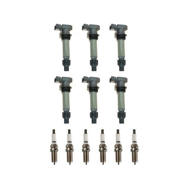 Ignition Coil and Spark Plug Kit 12 Piece Compatible with 2010 2019