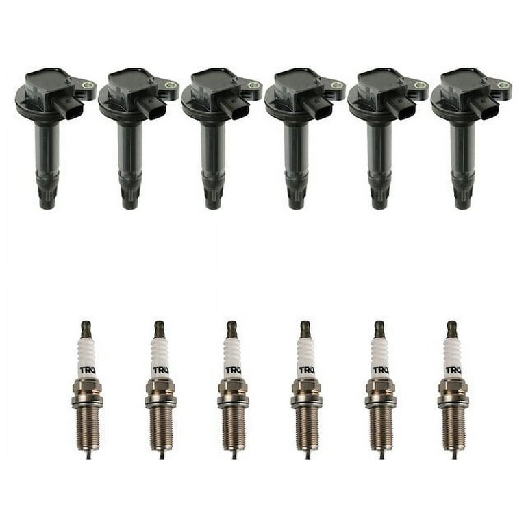 Ignition Coil and Spark Plug Kit 12 Piece Compatible with 2011