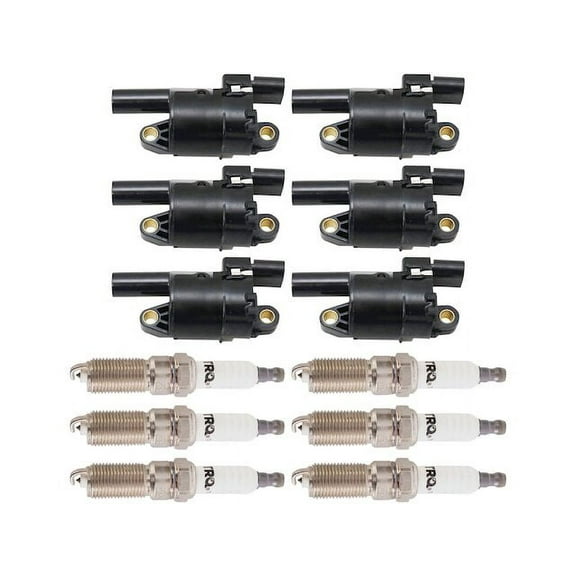 Ignition Coil and Spark Plug Kit 12 Piece - Compatible with 2014 - 2020 GMC Sierra 1500 2015 2016 2017 2018 2019