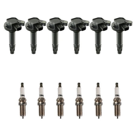 Ignition Coil and Spark Plug Kit 12 Piece - Compatible with 2015 - 2017 Ford Transit-150 3.7L V6 2016