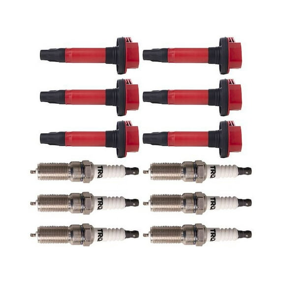 Ignition Coil and Spark Plug Kit 12 Piece - Compatible with 2015 - 2023 Ford Transit-150 2016 2017 2018 2019 2020 2021 2022