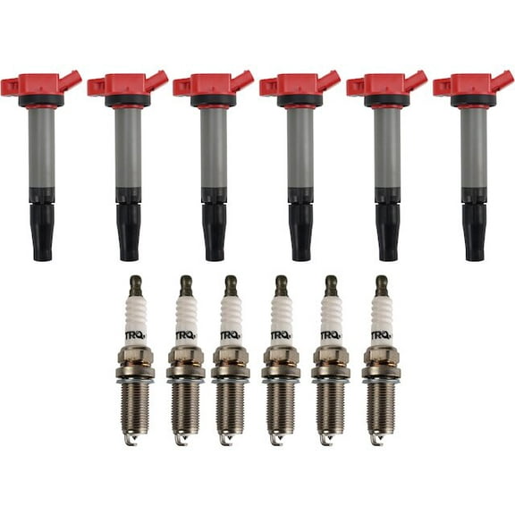 Ignition Coil and Spark Plug Kit 12 Piece - Compatible with 2016 - 2021 Toyota Tacoma 3.5L V6 2017 2018 2019 2020