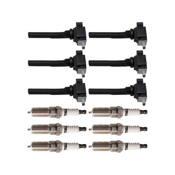 Ignition Coil and Spark Plug Kit 12 Piece - Compatible with 2017, 2021 Ford F-150