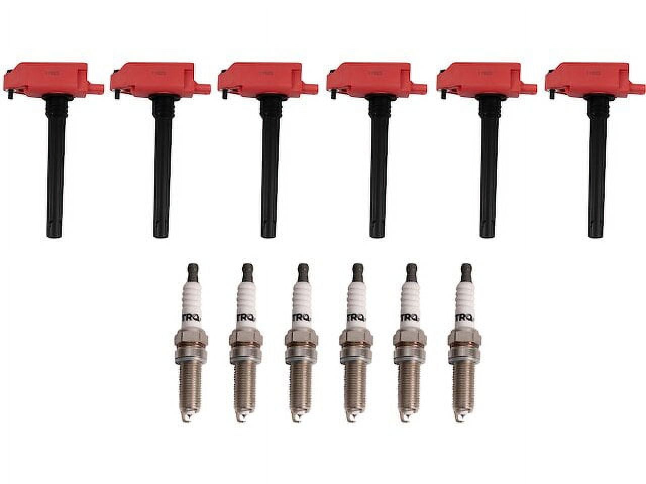Ignition Coil and Spark Plug Kit 12 Piece - Compatible with 2018 - 2021 Jeep Wrangler 3.6L V6 2019 2020
