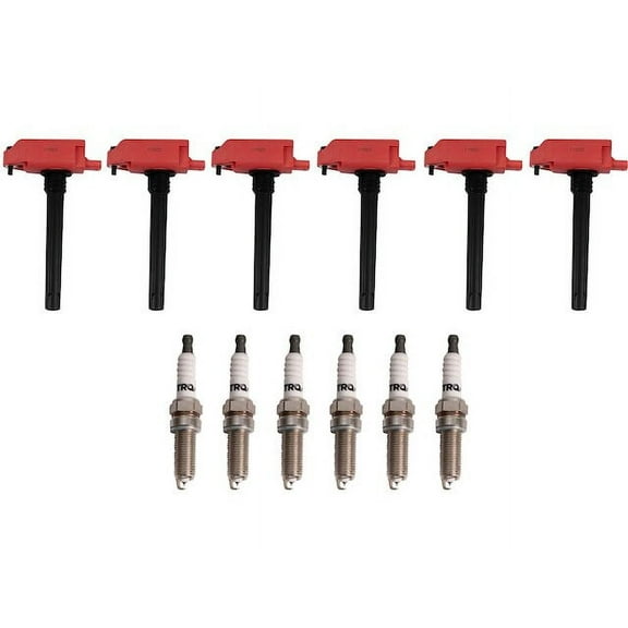 Ignition Coil and Spark Plug Kit 12 Piece - Compatible with 2020 - 2021 Jeep Gladiator 3.6L V6