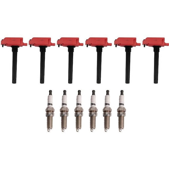 Ignition Coil and Spark Plug Kit 12 Piece - Compatible with 2021 - 2022 Jeep Grand Cherokee L 3.6L V6
