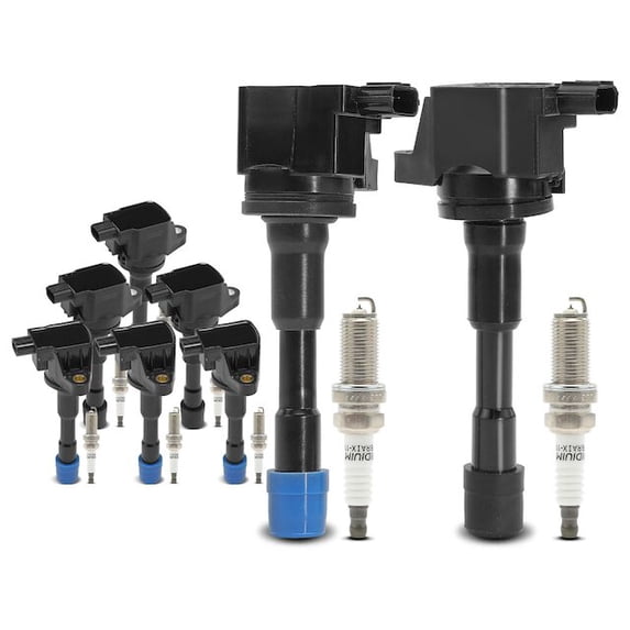 Ignition Coil and Spark Plug Kit 16 - Compatible with 2010 - 2014 Honda Insight 1.3L 4-Cylinder - Autopart Premium