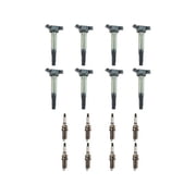 Ignition Coil and Spark Plug Kit 16 Piece - Compatible with 2008 - 2019 Toyota Sequoia 2009 2010 2011 2012 2013 2014 2015 2016 2017 2018