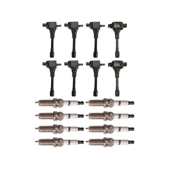Ignition Coil and Spark Plug Kit 16 Piece - Compatible with 2009 - 2013 INFINITI FX50 2010 2011 2012