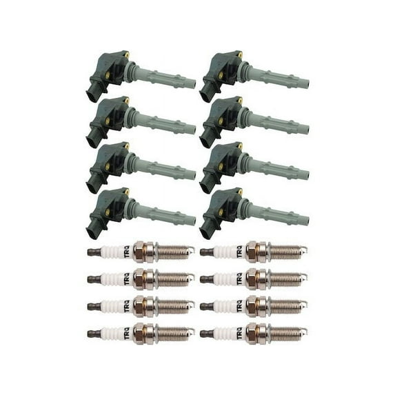 Ignition Coil and Spark Plug Kit 16 Piece - Compatible with 2010 - 2012 Mercedes-Benz GLK350 2011