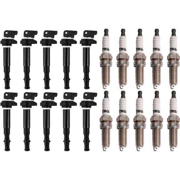 Ignition Coil and Spark Plug Kit 20 Piece - Compatible with 2006 - 2010 BMW M5 2007 2008 2009