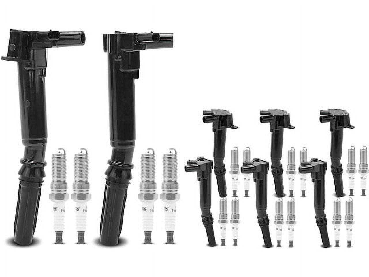 Ignition Coil and Spark Plug Kit 24 - Compatible with 2018 - 2020 Ford F-250 Super Duty 6.2L V8 - Autopart Premium