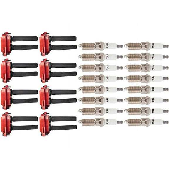 Ignition Coil and Spark Plug Kit 24 Piece - Compatible with 2011 - 2021 Dodge Challenger 6.4L V8 2012 2013 2014 2015 2016 2017 2018 2019 2020