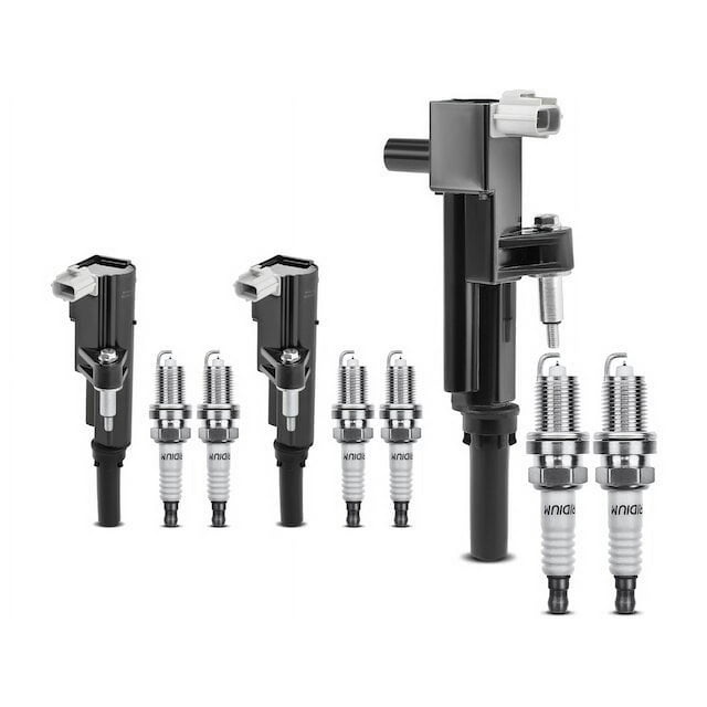 Ignition Coil and Spark Plug Kit 3 - Compatible with 2009 - 2010 Jeep ...