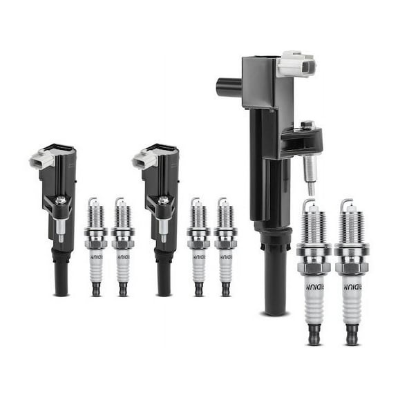 Ignition Coil and Spark Plug Kit 3 - Compatible with 2009 - 2011 Dodge Nitro 3.7L V6 2010