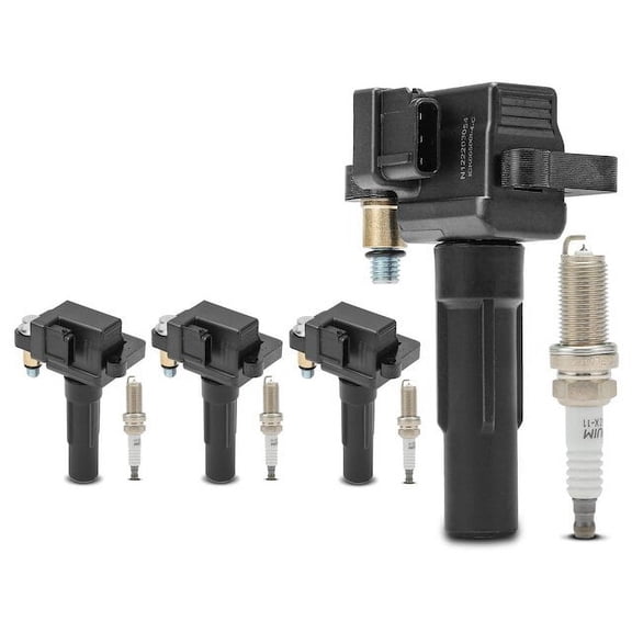 Ignition Coil and Spark Plug Kit 8 - Compatible with 2011 - 2014 Subaru Impreza 2.5L H4 2012 2013