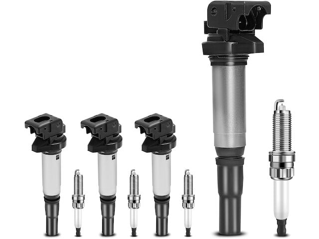Ignition Coil and Spark Plug Kit 8 - Compatible with 2011 - 2016 Mini Cooper Countryman 1.6L 4-Cylinder - Autopart Premium