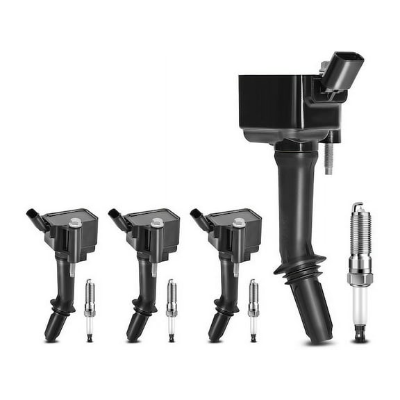 Ignition Coil and Spark Plug Kit 8 - Compatible with 2016 - 2019 Chevy Cruze 1.4L 4-Cylinder 2017 2018