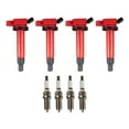 thumbnail image 1 of Ignition Coil and Spark Plug Kit 8 Piece - Compatible with 2001 - 2007 Toyota Highlander 2.4L 4-Cylinder 2002 2003 2004 2005 2006, 1 of 1