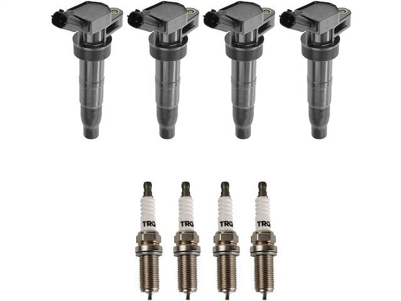 Ignition Coil and Spark Plug Kit 8 Piece - Compatible with 2008 Kia Optima 2.4L 4-Cylinder