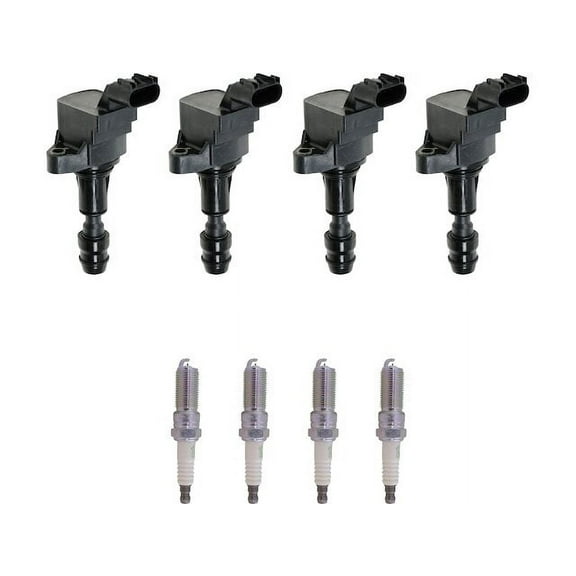 Ignition Coil and Spark Plug Kit 8 Piece - Compatible with 2010 - 2017 GMC Terrain 2.4L 4-Cylinder 2011 2012 2013 2014 2015 2016