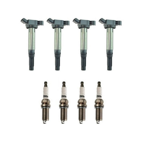 Ignition Coil and Spark Plug Kit 8 Piece - Compatible with 2010 - 2017 Toyota Camry 2.5L 4-Cylinder 2011 2012 2013 2014 2015 2016