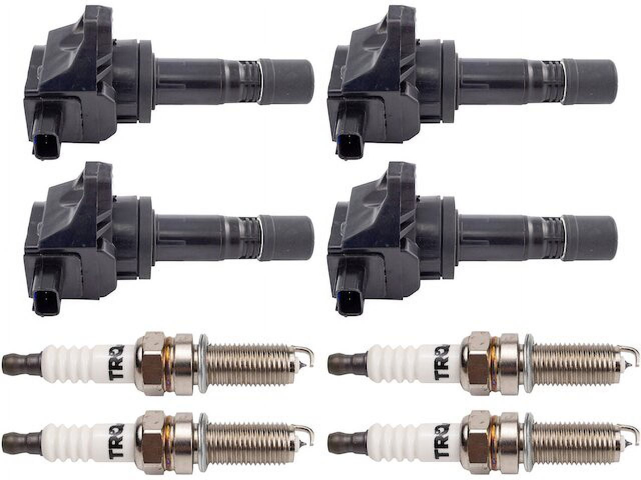 Ignition Coil and Spark Plug Kit 8 Piece Compatible with 2012 2015
