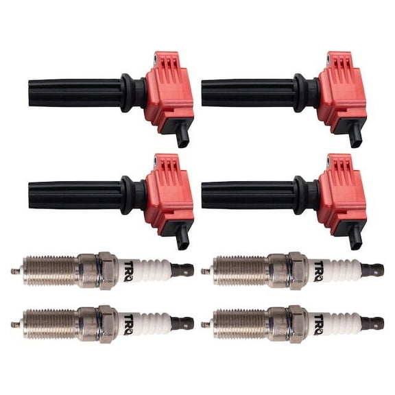 Ignition Coil and Spark Plug Kit 8 Piece - Compatible with 2012 - 2018 Ford Focus 2.0L 4-Cylinder 2013 2014 2015 2016 2017