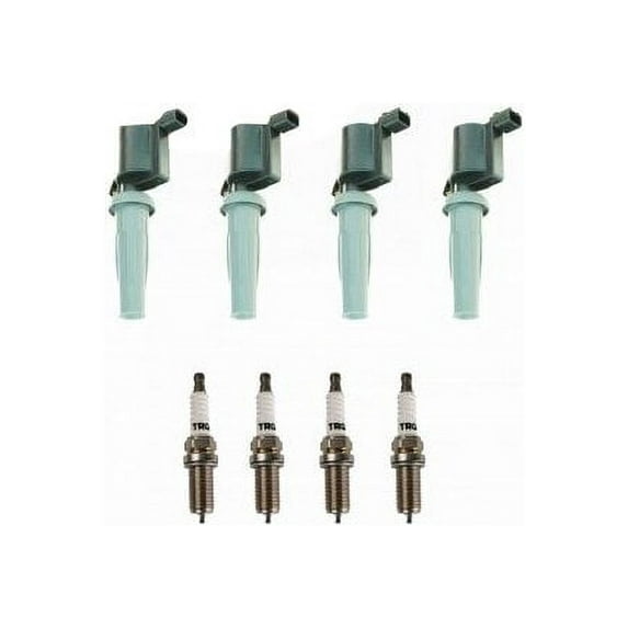 Ignition Coil and Spark Plug Kit 8 Piece - Compatible with 2013 - 2018 Lincoln MKZ 2014 2015 2016 2017
