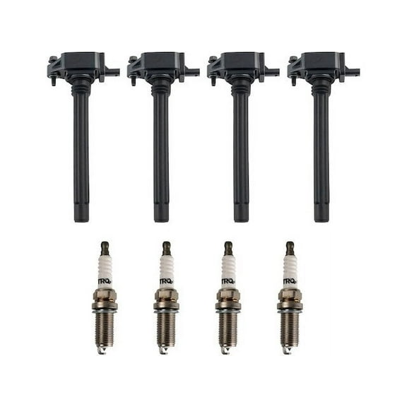 Ignition Coil and Spark Plug Kit 8 Piece - Compatible with 2015 - 2017 Chrysler 200 2.4L 4-Cylinder 2016