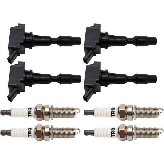 Ignition Coil and Spark Plug Kit 8 Piece - Compatible with 2017 - 2020 Kia Optima 2.4L 4-Cylinder 2018 2019