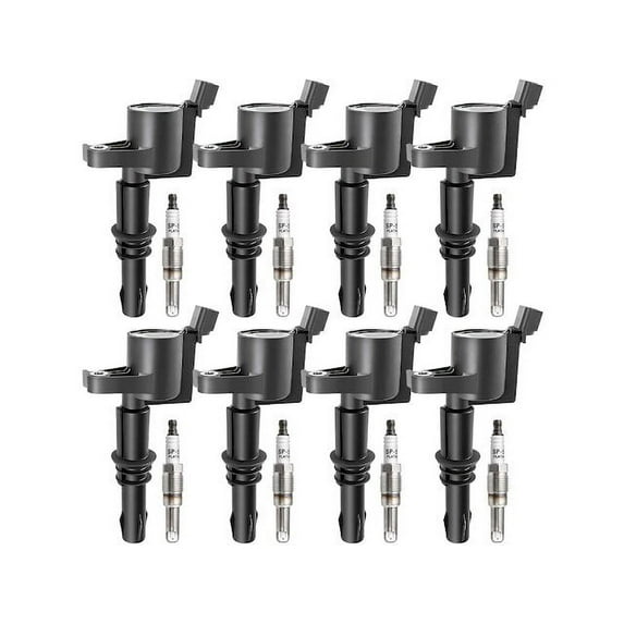 Ignition Coil and Spark Plug Kit - Compatible with 2006 - 2008 Ford Explorer 4.6L V8 2007