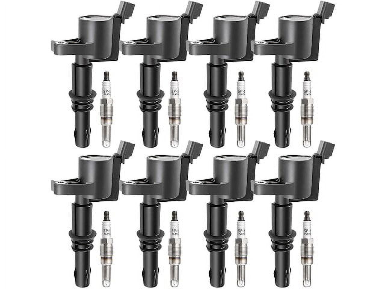 Ignition Coil and Spark Plug Kit - Compatible with 2006 - 2008 Lincoln Mark LT Base Crew Cab Pickup 5.4L V8 - Autopart Premium