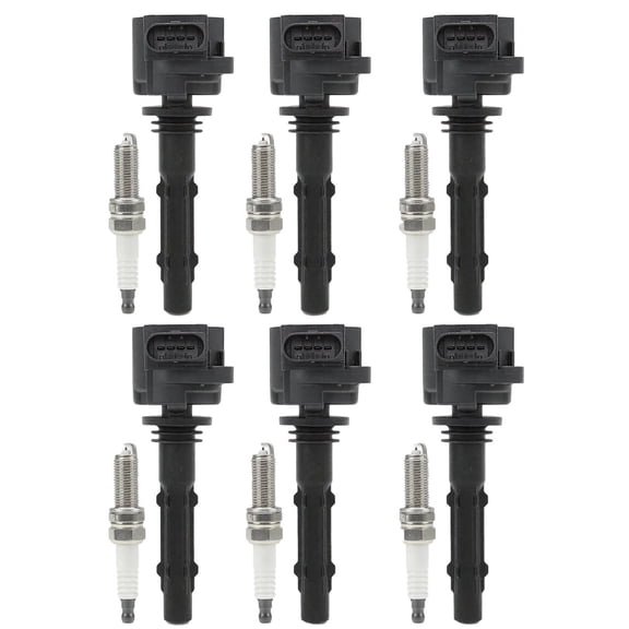 Ignition Coil and Spark Plug Kit KIT Compatible: Dodge Sprinter 2500 2007-2008, Sprinter 3500, Mercedes Benz C230 2006-2009, C250 2010-2011