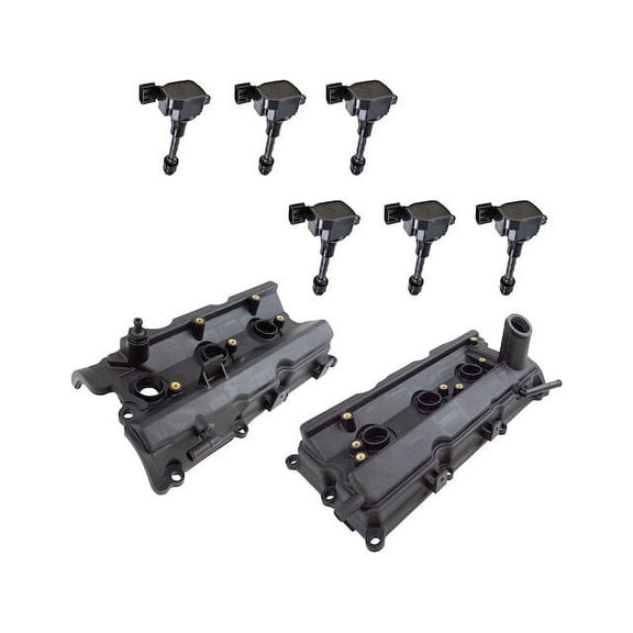 Ignition Coil and Valve Cover Kit - Compatible with 2006 - 2008 INFINITI M35 2007