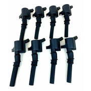 8 Pcs Ignition Coils For Fleetwood Lincoln Mercury Ford E-150 250 350 F-250 550 1997 to 2017 FD-503