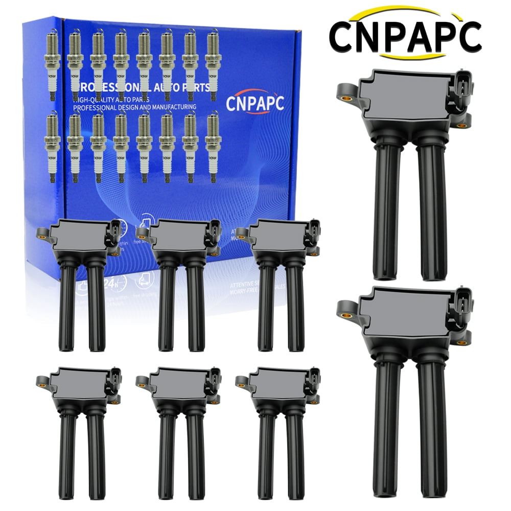 Ignition Coils Pack Set of 8 for 5.7 V8 HEMI Compatible with Dodge Ram 1500 2500 3500 Charger Durango Chrysler 300 Jeep Grand Cherokee 2009 2010 2011 2012 2013 2014 2015 Coil Packs Replaces# UF504