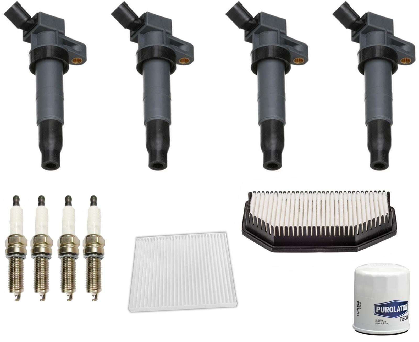 Ignition Coils Spark Plugs & Filters For Hyundai Genesis Coupe 2.0L