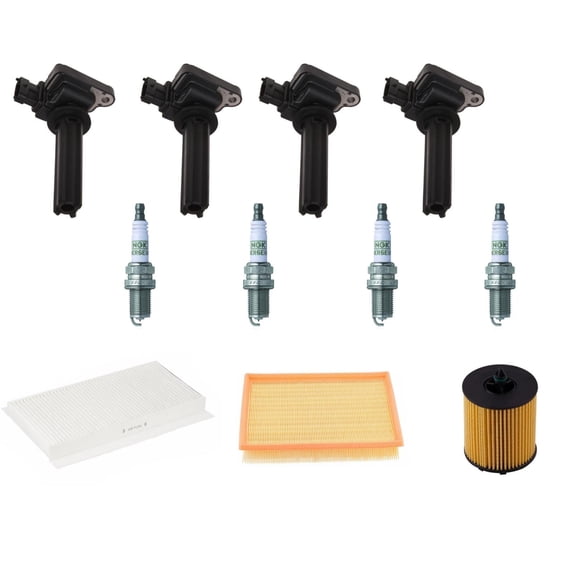 Ignition Coils Spark Plugs Filters Tune Up for 2004-2011 SAAB 9-3 2.0L Engine